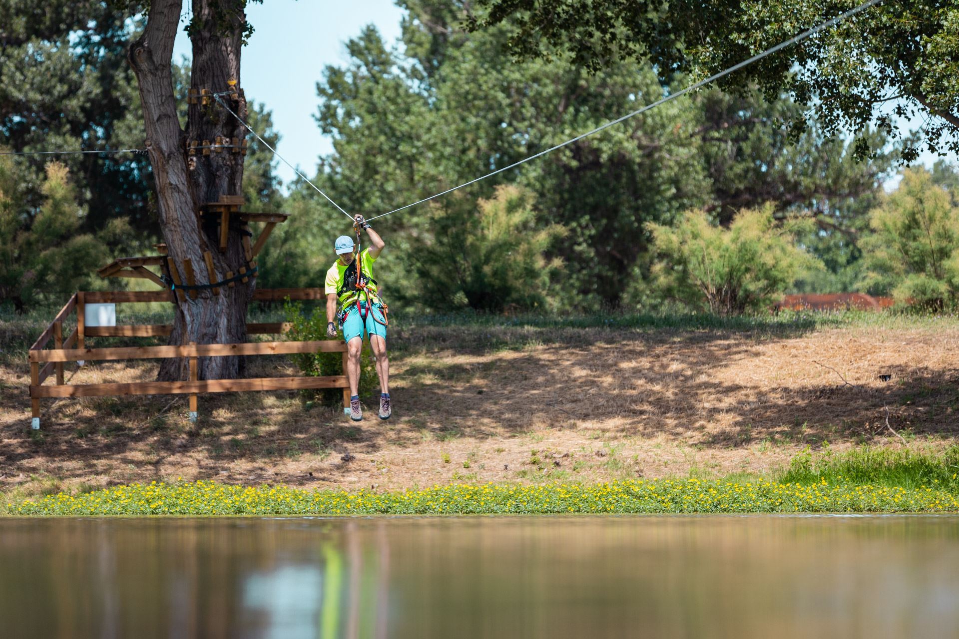 Parc d'aventure en pleine nature à Palau-del-Vidre